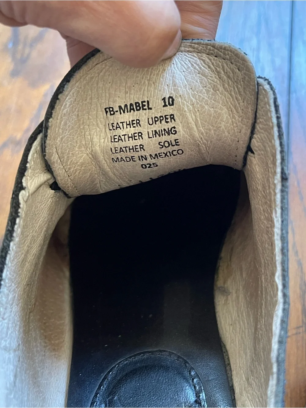 Freebird Mabel Distressed Black Leather Slip On Oxford Shoes Womens